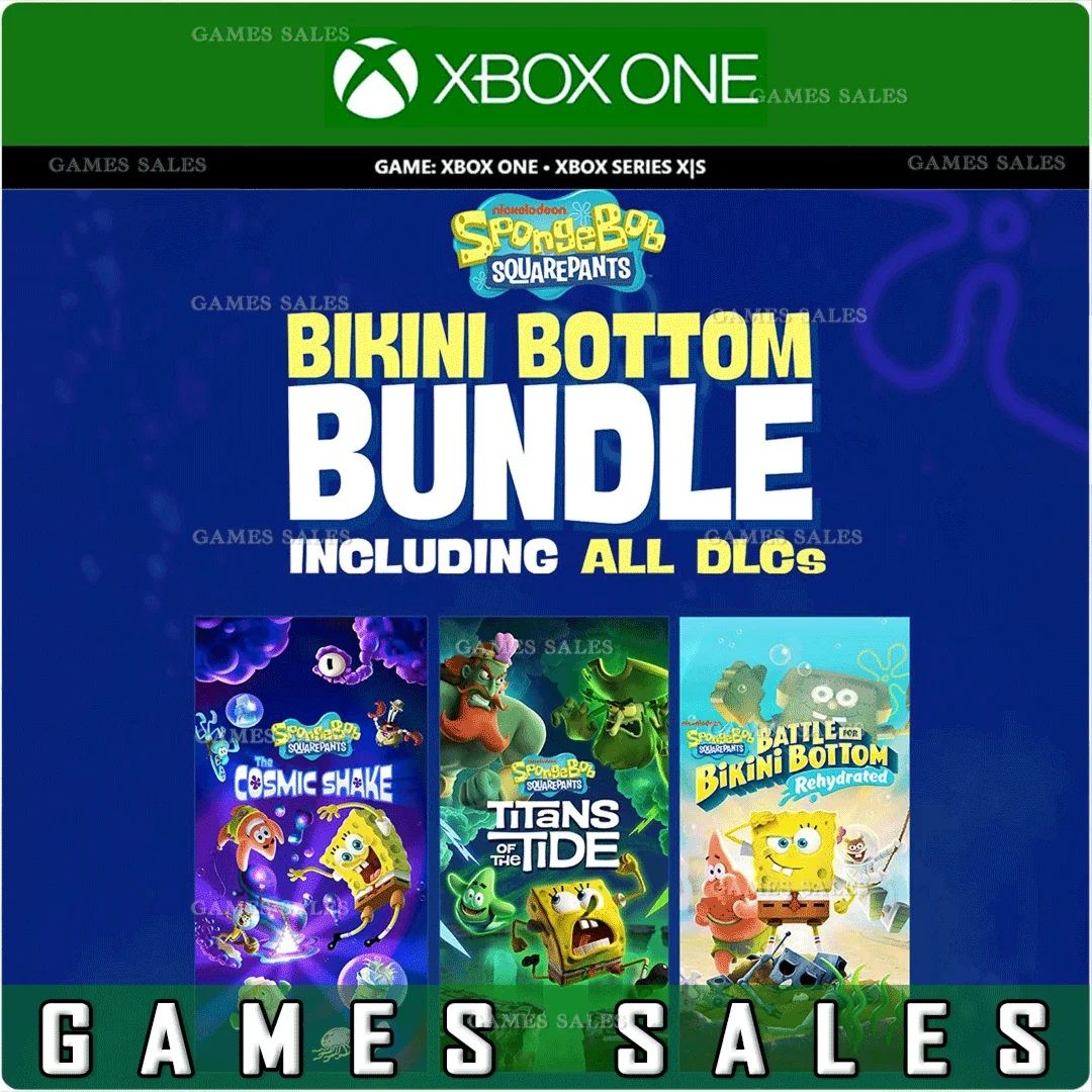 SPONGEBOB SQUAREPANTS: BIKINI BOTTOM BUNDLEXBOXКЛЮЧ