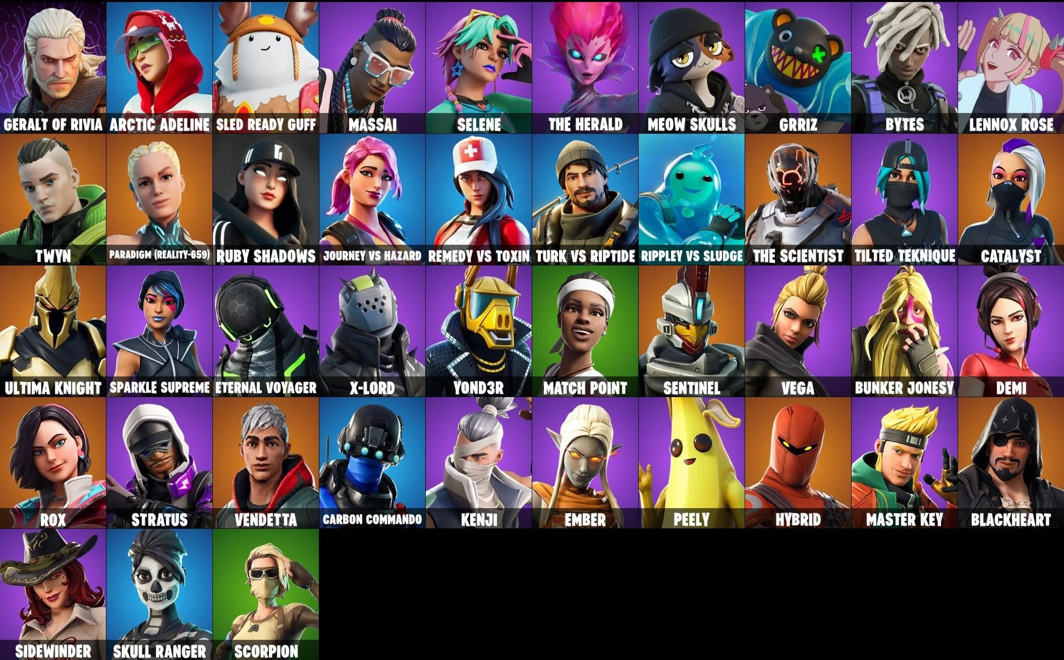 FORTNITE 44+ СКИН  АККАУНТ |SKULL RANGER| + ПОЧТА