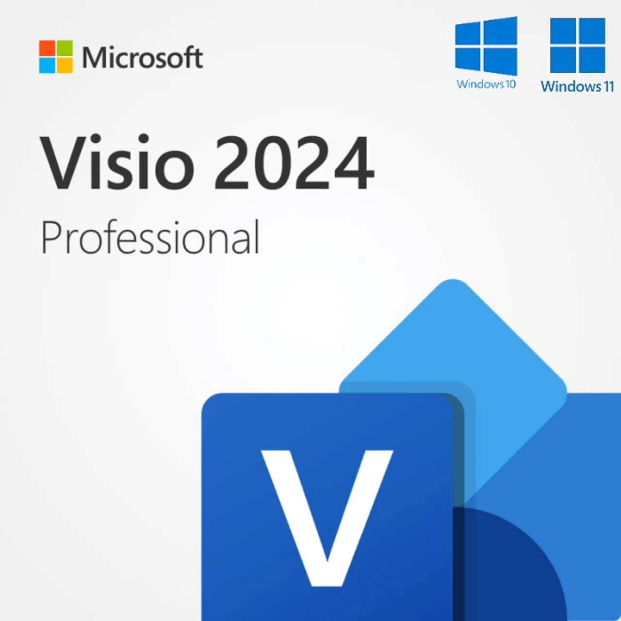 Цифровой ключ Visio Professional 2024