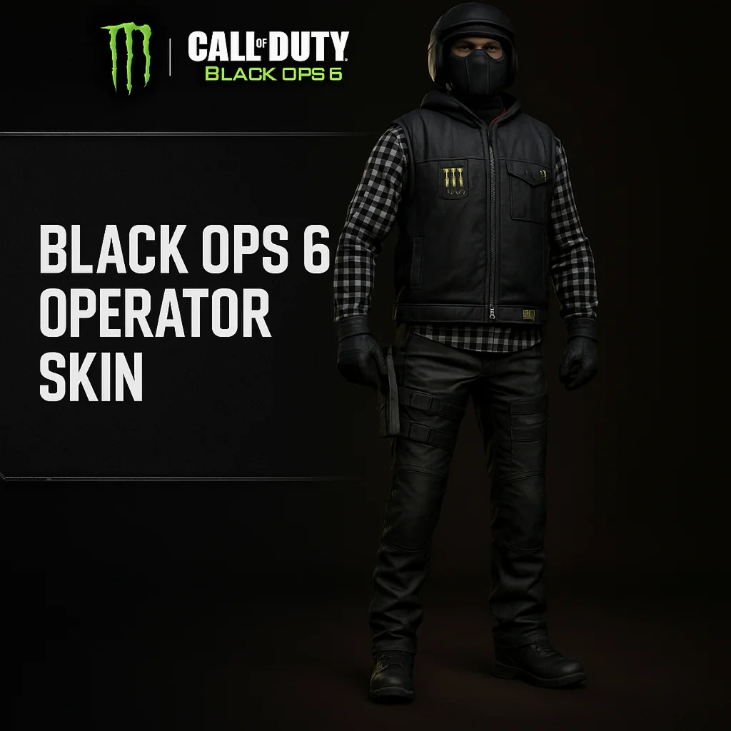 Black Ops 6 — Monster Energy Operator Skin