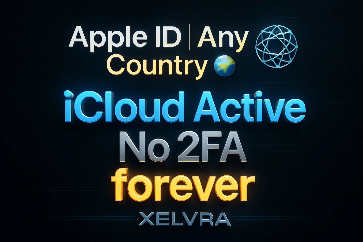 Apple ID | Любая страна  | Активный iCloud | Без 2FA