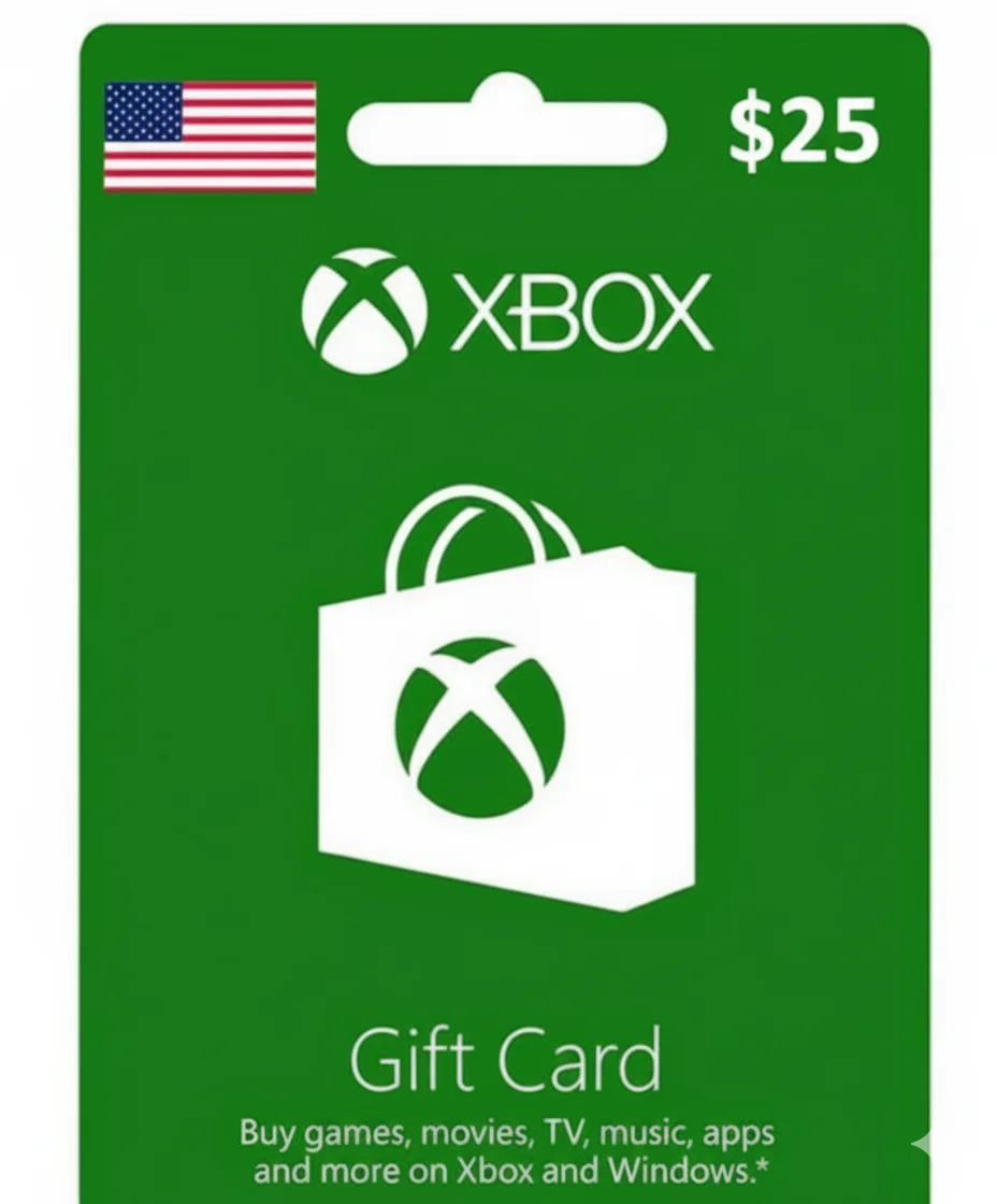Подарочная карта Xbox на 25 долларов (США) | ключ