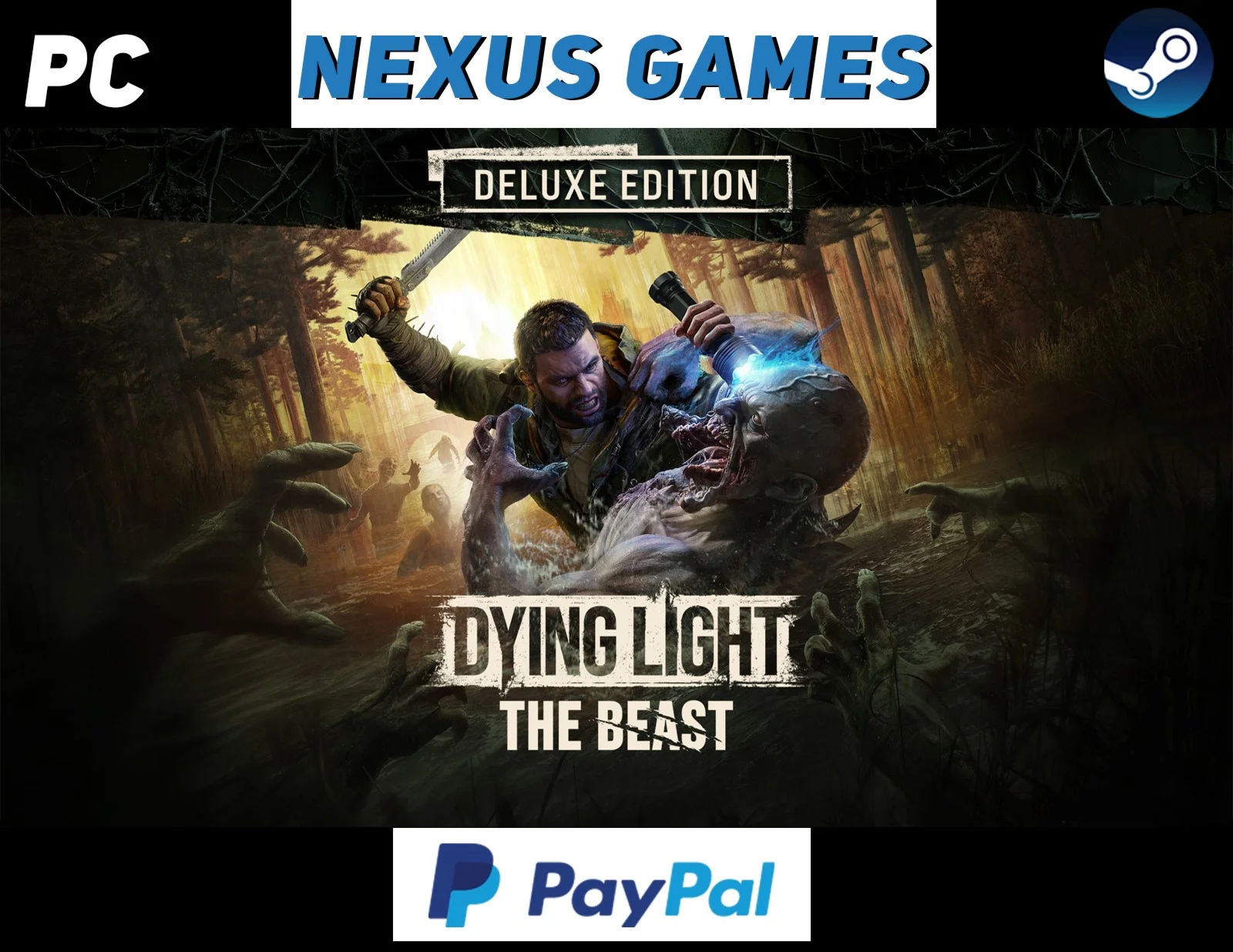 Dying Light The Beast - DELUXE STEAMNO WAITPAYPAL