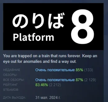 Platform 8 АВТОДОСТАВКА STEAM РОССИЯ