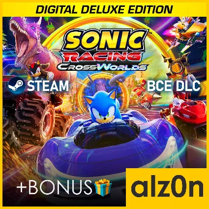 🟥 Sonic Racing: CrossWorlds - Deluxe Ed.・STEAM・ГАРАНТИЯ