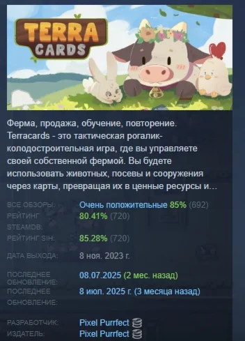 Terracards АВТОДОСТАВКА STEAM GIFT РОССИЯ
