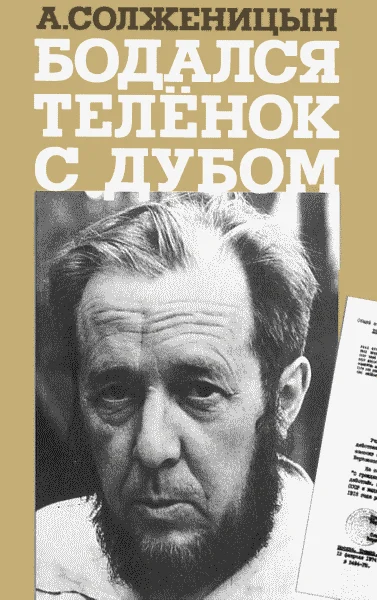 Бодался теленок с дубом. Очерки литературной жизни