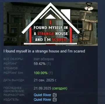 I found myself in a strange house and I'm scared STEAM