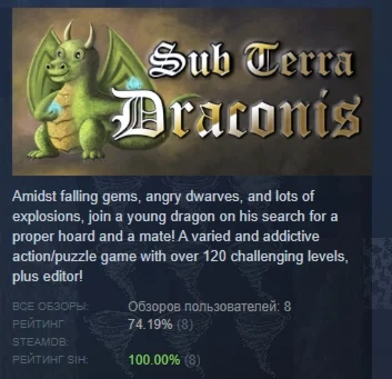 Sub Terra Draconis АВТОДОСТАВКА STEAM GIFT РОССИЯ