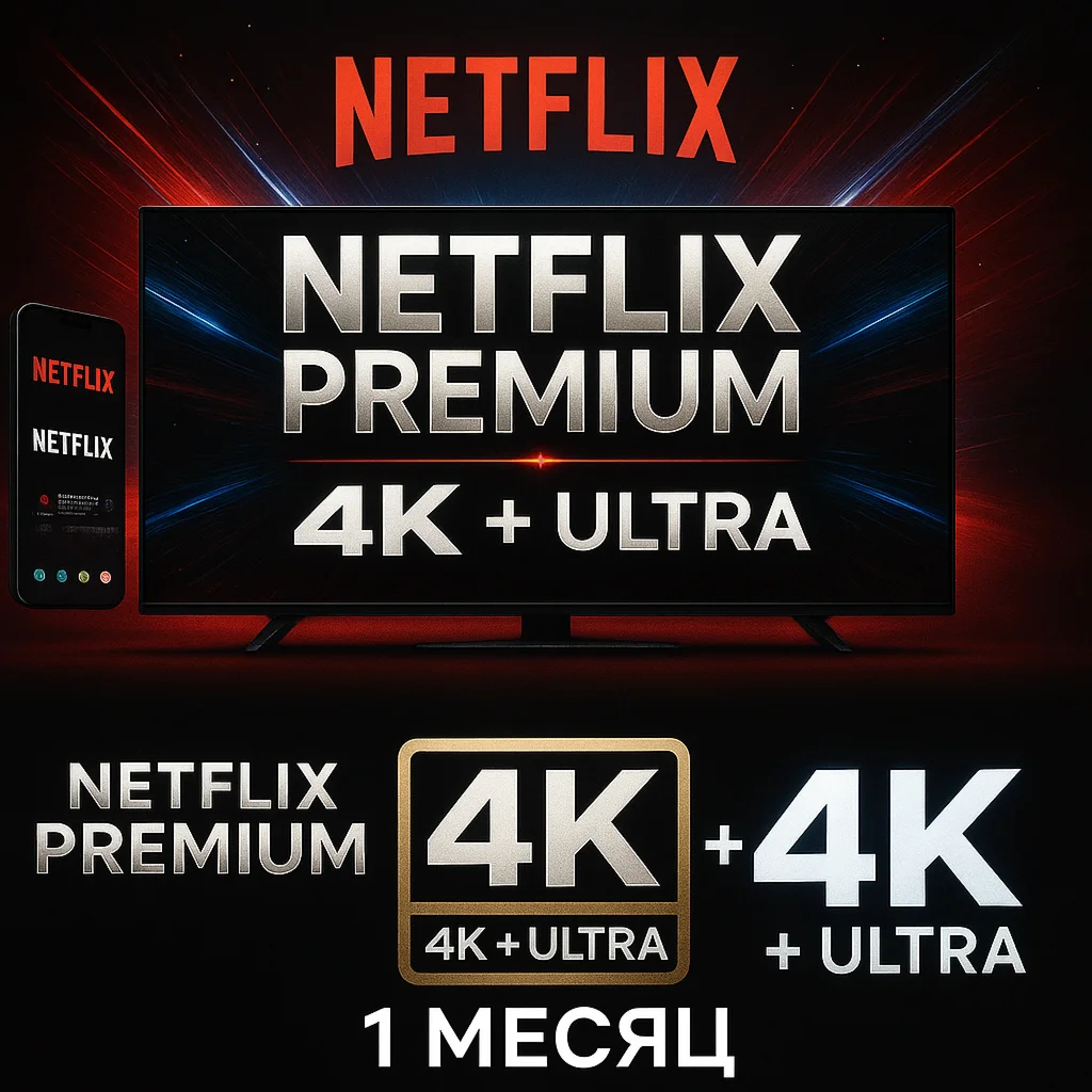 NETFLIX 4K FHD АККАУНТ | 1 МЕСЯЦ | АВТОВЫДАЧА