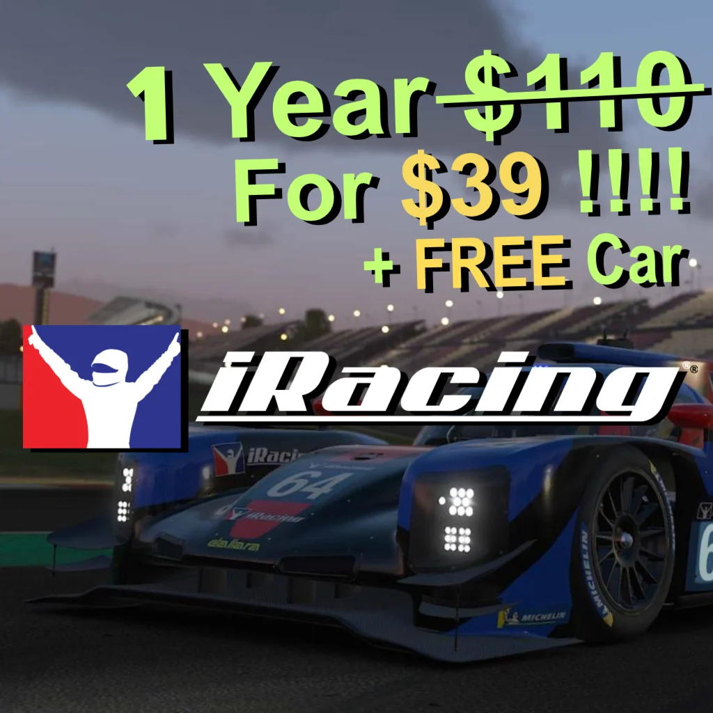 iRacing - 1 Year Membership code + FIA F4 car