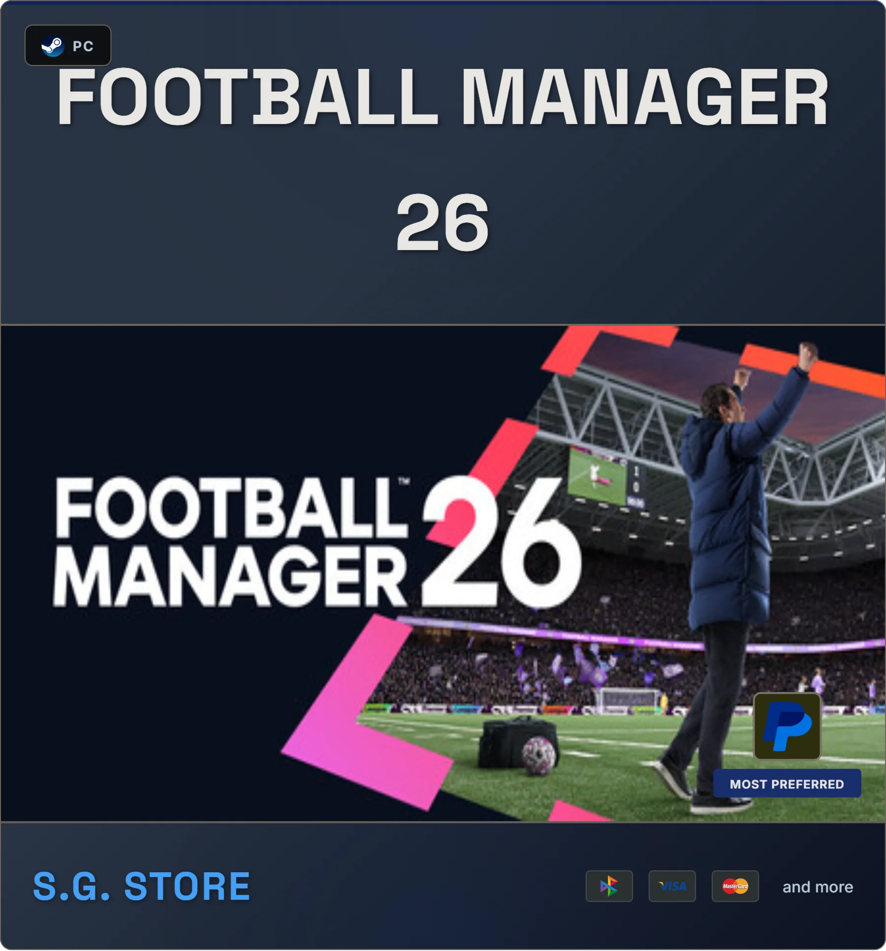 💛 Football Manager 2026 Steam Offline