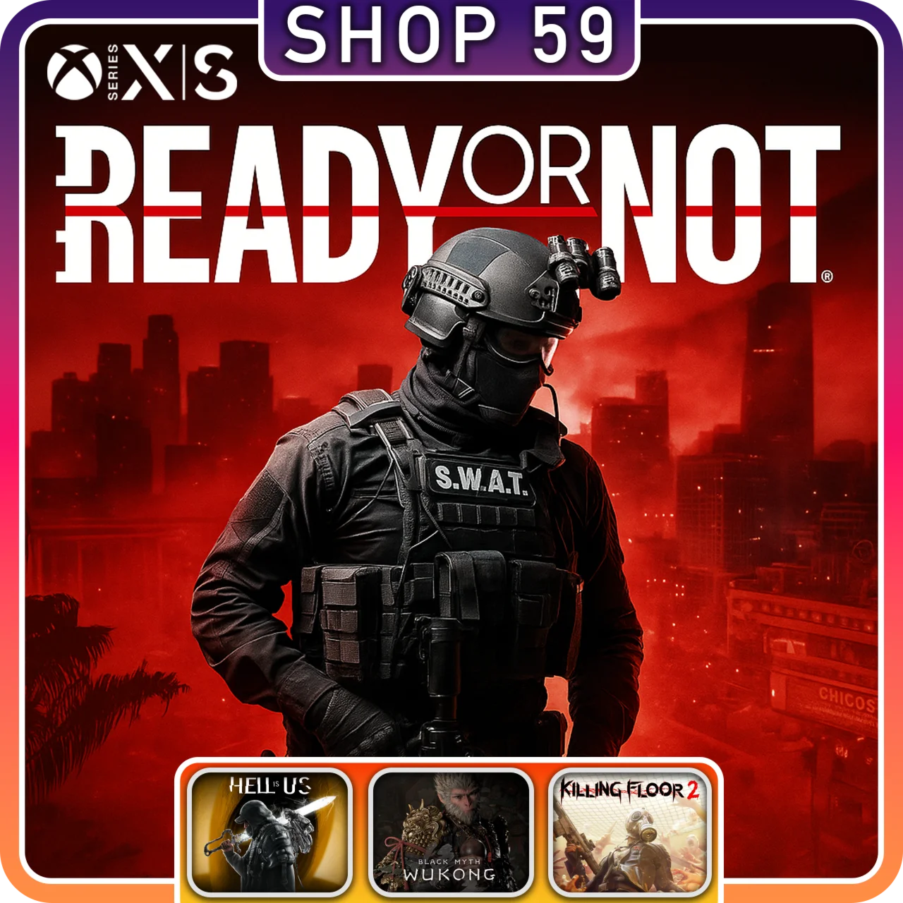 Ready Or Not: Deluxe Edition + 3 ТОП ИГРЫ XBOX