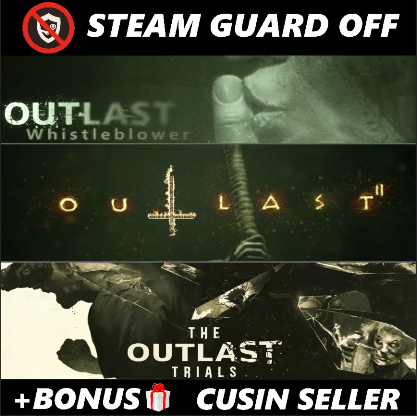  Outlast 2 + Outlast + Outlast Trials +  ПОДАРОК