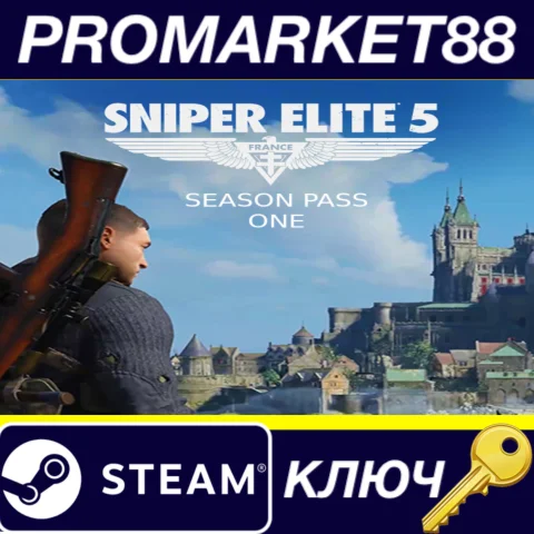 Sniper Elite 5 - Season Pass One DLC Steam КЛЮЧ EU+US