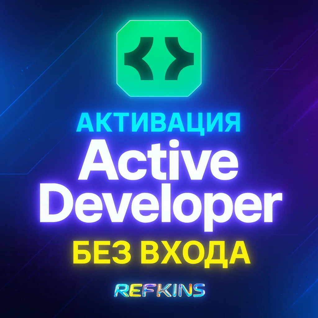 АКТИВАЦИЯ Active Developer Badge | БЕЗ ВХОДА