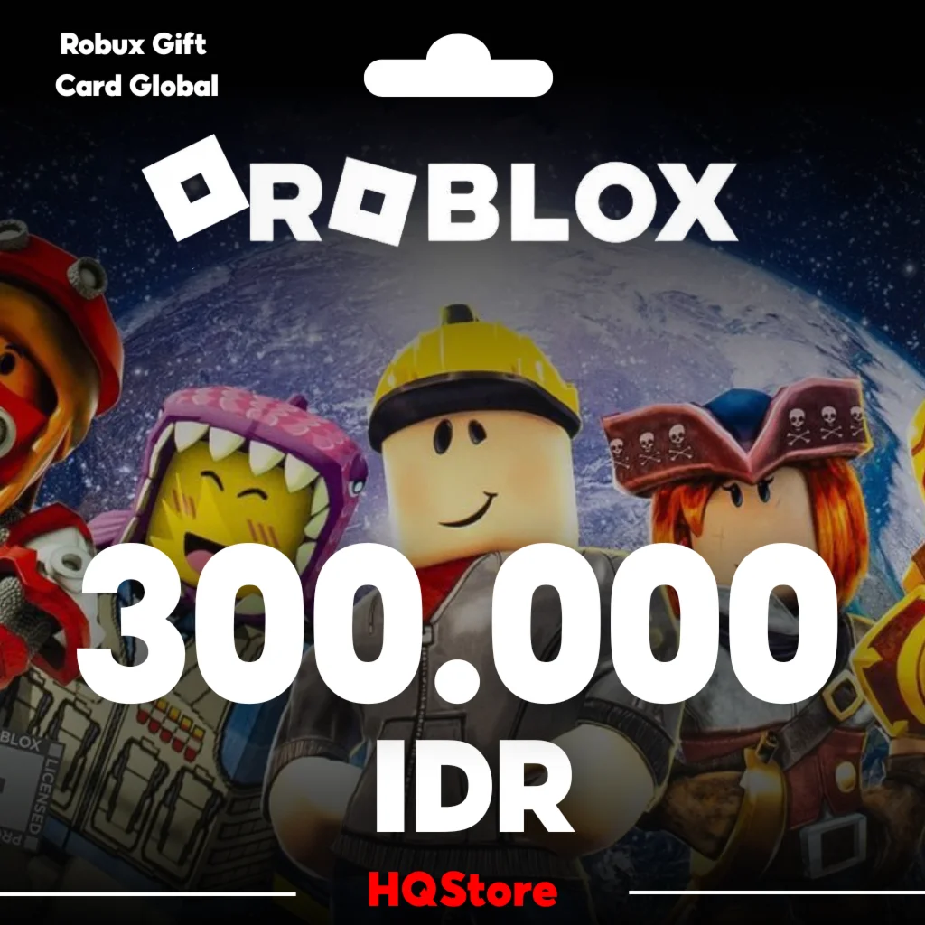 Roblox Gift Card - IDR 300000 Indonesia