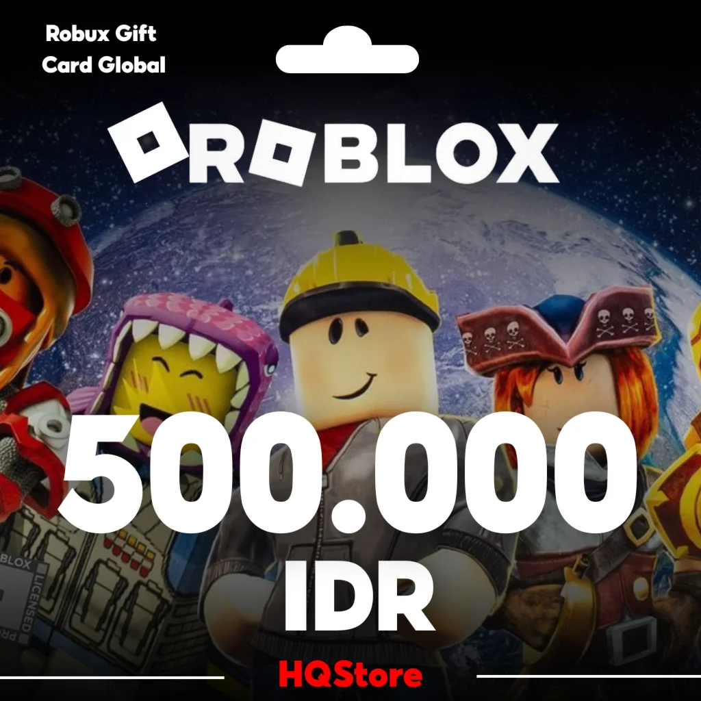 Roblox карта 500000 IDR Индонезия