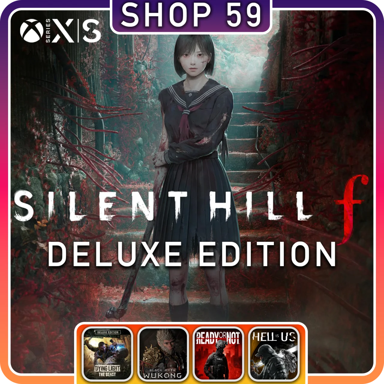 Silent Hill F Deluxe + 5 ТОП ИГР XBOX (3 МЕСЯЦА)