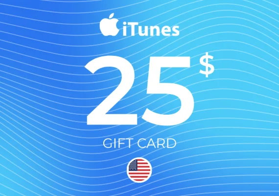 Подарочные карты iTunes/App 25 (США) — APPLE USA