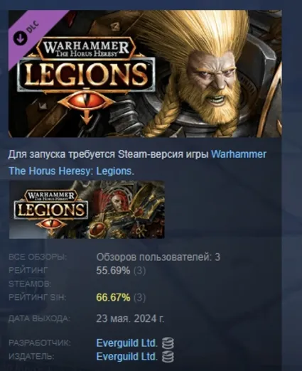 Warhammer Horus Heresy: Legions - Space Wolves bundle АВТОДОСТАВКА STEAM РОССИЯ