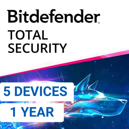 Bitdefender Total Security | 5 устройств | 1 год