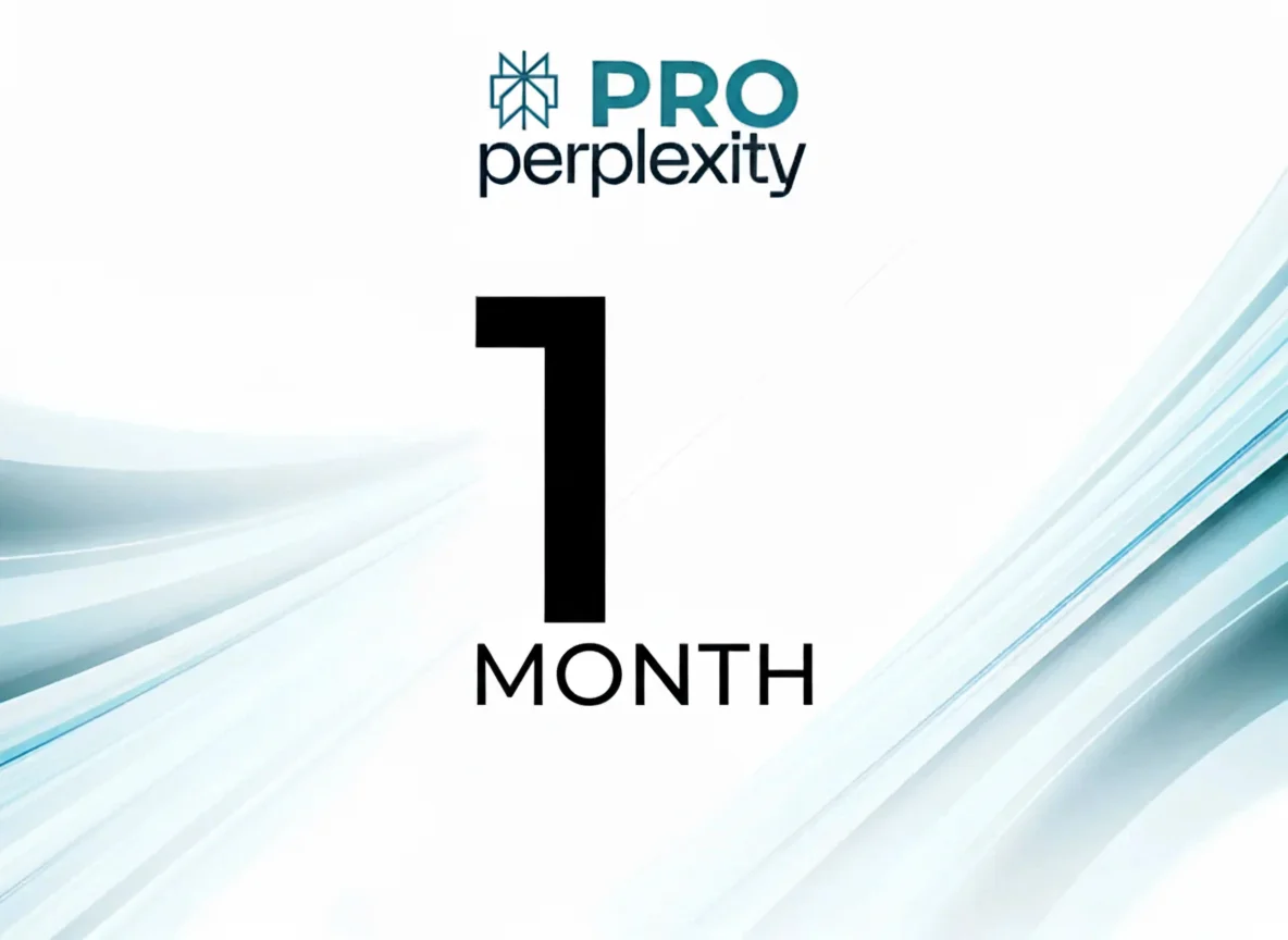Perplexity AI Pro – 1 месяц (глобальный промокод)