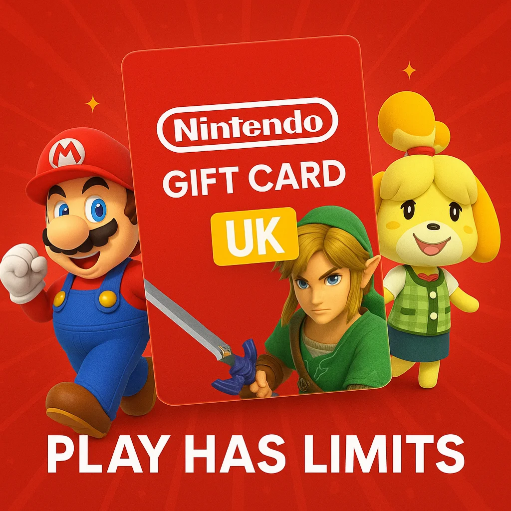 🕹️Nintendo Gift Cards 15-100 GBR | UK