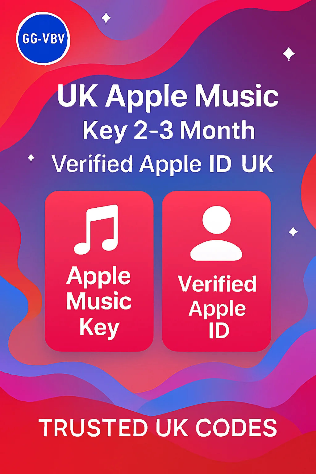 Ключ Apple Music UK 2–3 мес|Подтверждённый Apple ID