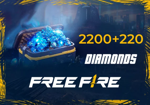 Free Fire 2200 + 220 бриллиантов PIN-код (Garena)