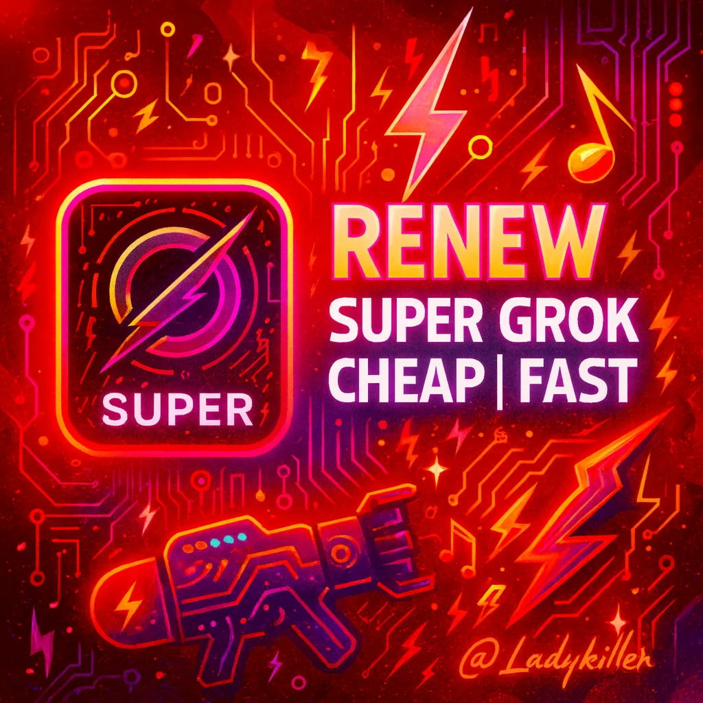 Renew | Upgrade SuperGrok Heavy Grok 4 | FULL WARRANTY