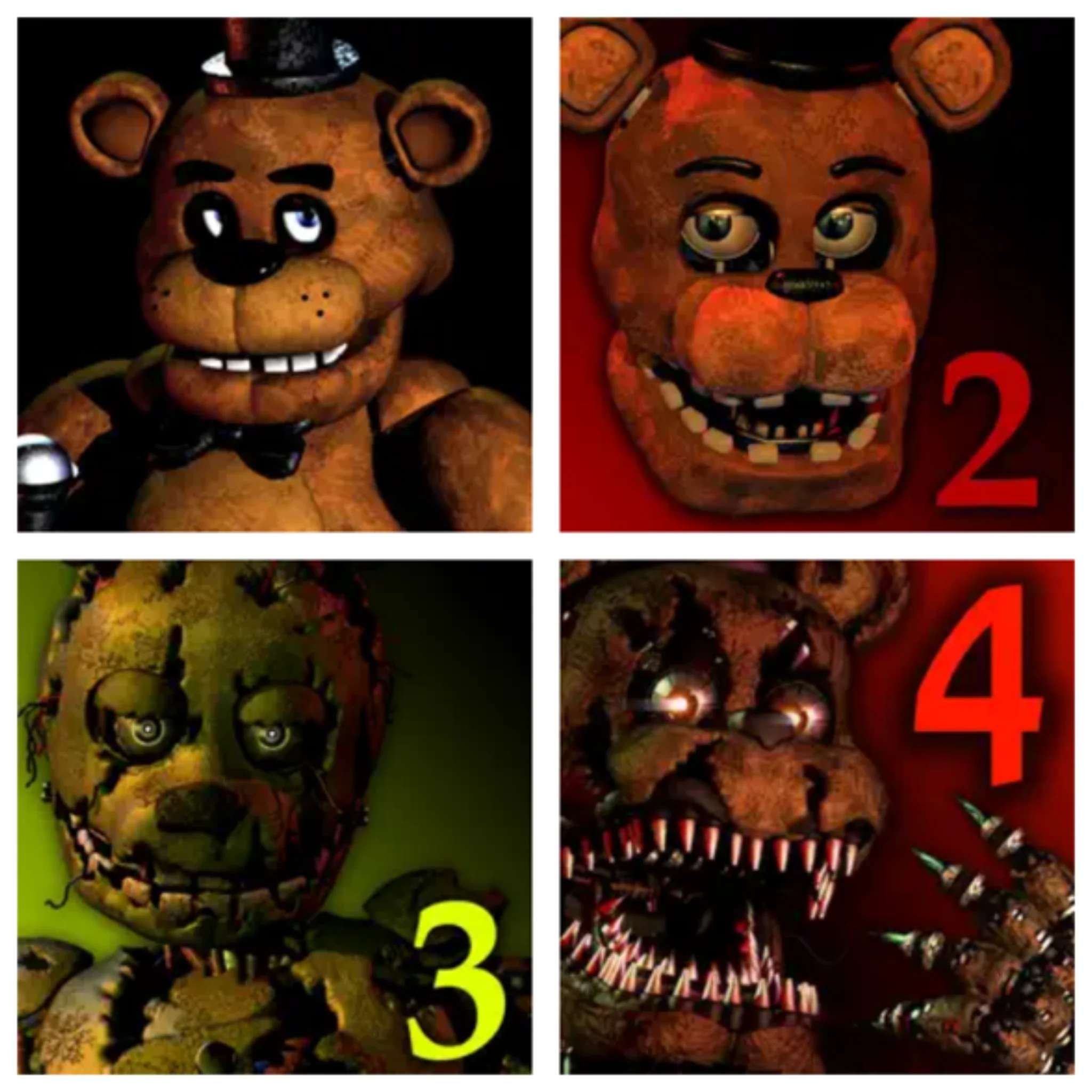 Five Nights at Freddy's 1/2/3/4