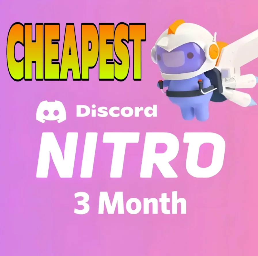 DISCORD NITRO 3 MONTHS+2 BOOST + PAYPAL👍WHOLESALE👍