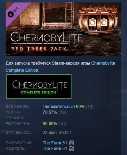 Chernobylite - Red Trees Pack DLC STEAM GIFT РОССИЯ