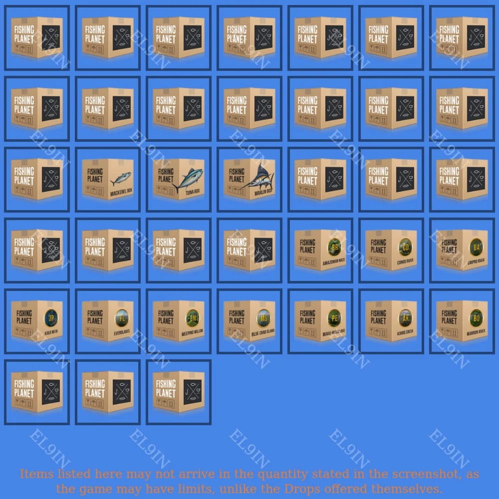 Fishing Planet️Твич Дропс38 предметов + 