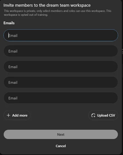 ChatGPT Plus Bussiness Team 1 Month Private Account
