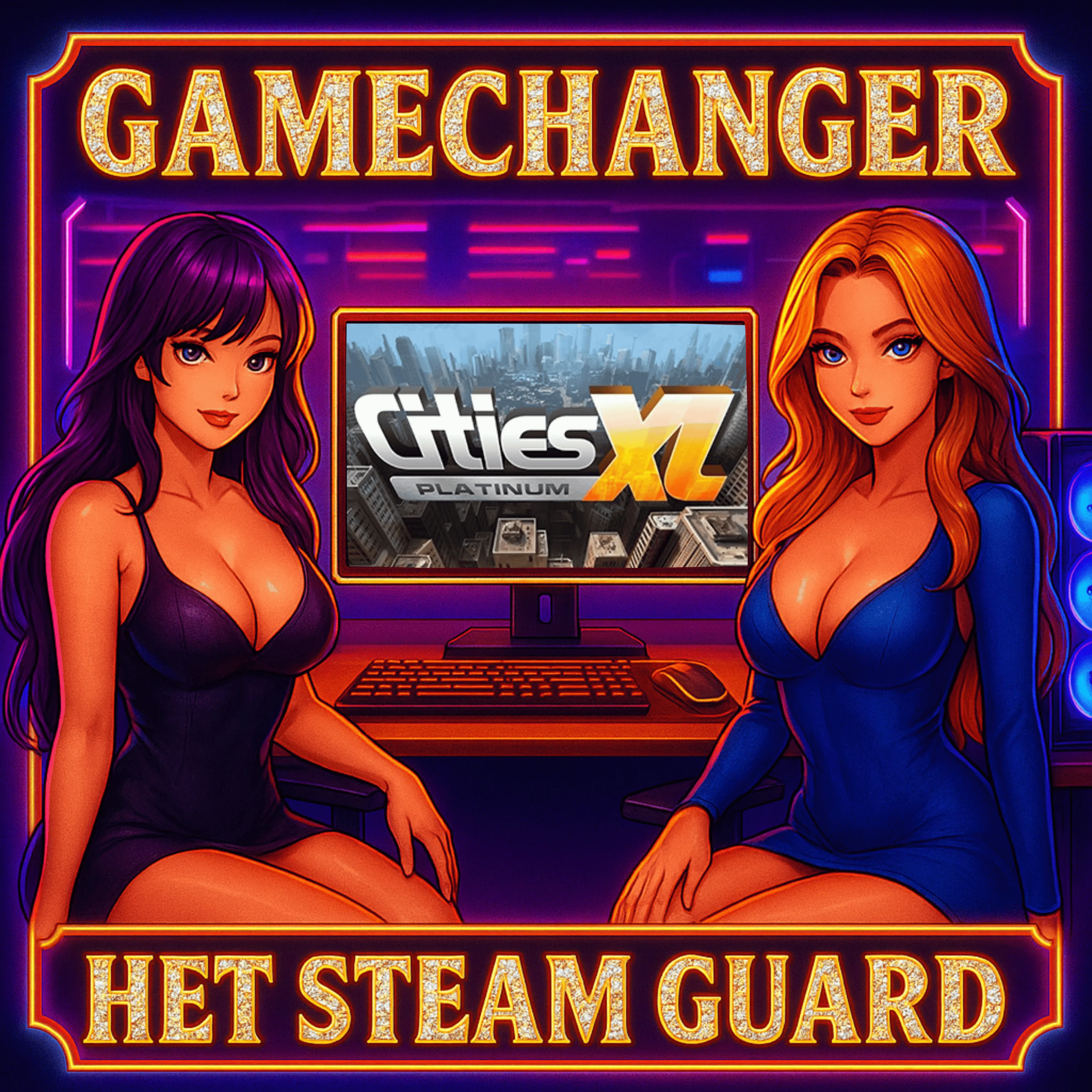 НЕТ GUARD CITIES XL PLATINUM STEAM OFFLINE 24/7
