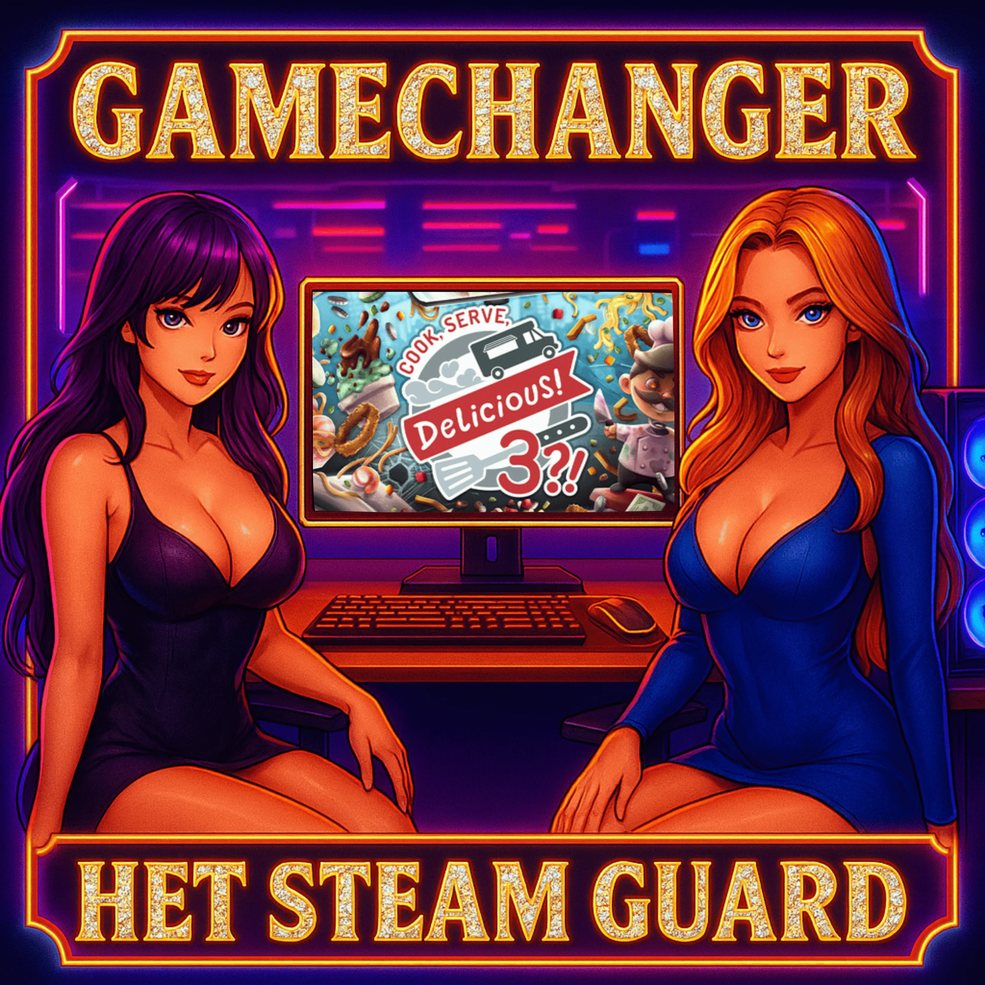 НЕТ GUARD COOK, SERVE, DELICIOUS! 3? STEAM OFFLINE 24/7