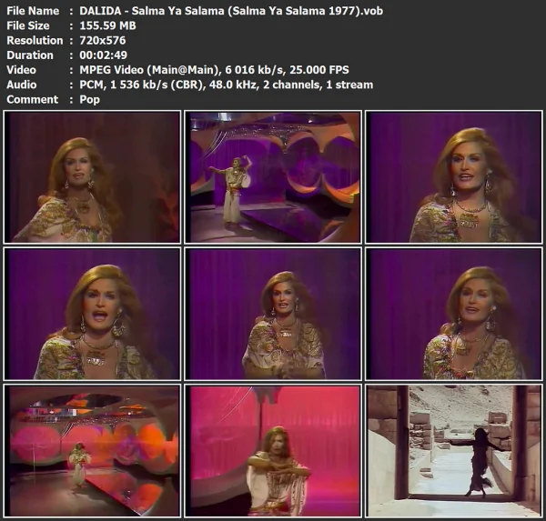 DALIDA - Salma Ya Salama