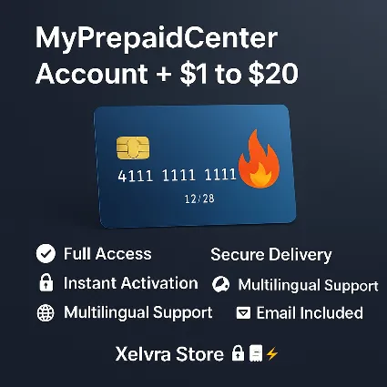 MyPrepaidCenter Аккаунт + Виртуальная карта моментально