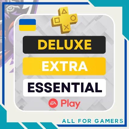🟨 PS PLUS ЛЮКС ЭКСТРА ОСНОВНАЯ EA PLAY УКРАИНА БЫСТРО 🎁
