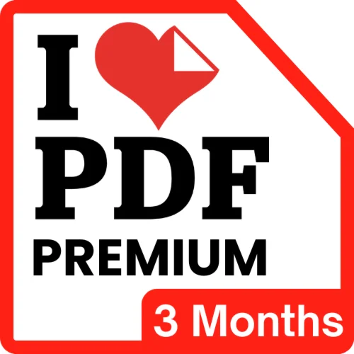 iLovePDF — 3 МЕСЯЦА ПРЕМИУМ-ДОСТУПА — ОБЩИЙ АККАУНТ
