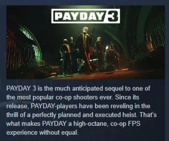 PAYDAY 3 АВТОДОСТАВКА STEAM РОССИЯ