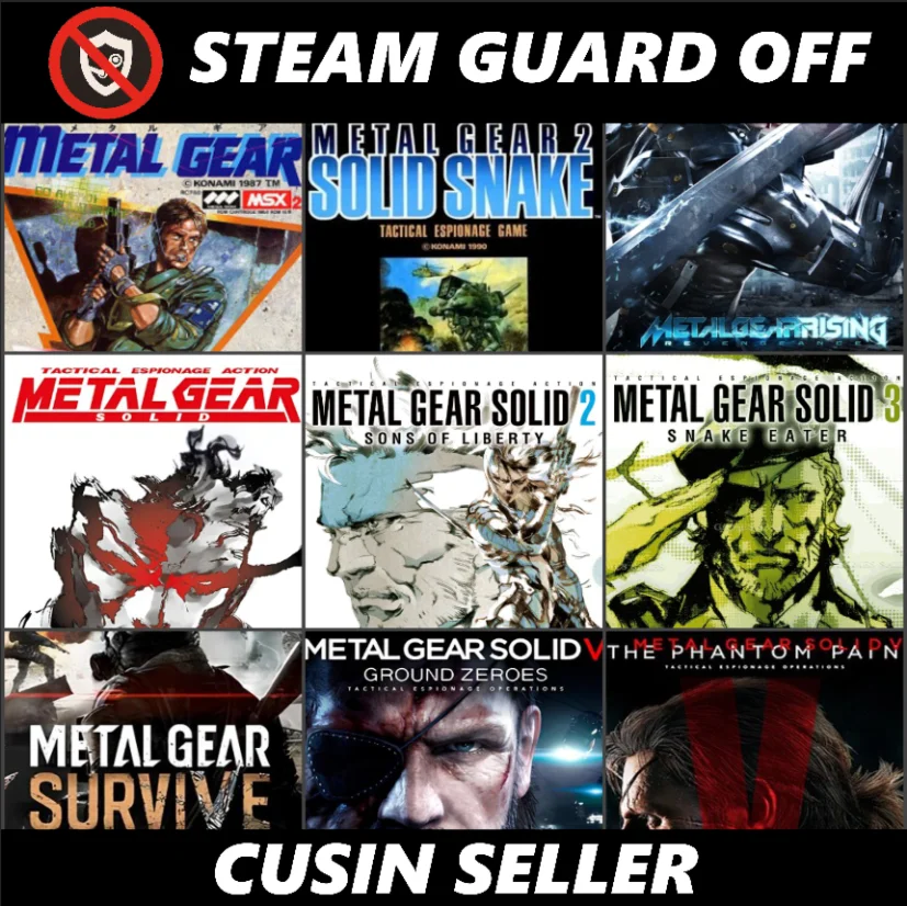  Общий аккаунт ВСЕ ЧАСТИ METAL GEAR
