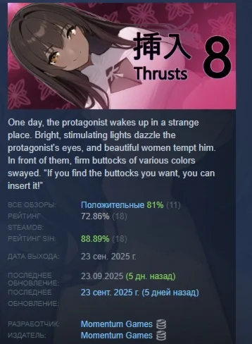 Thrust 8 АВТОДОСТАВКА STEAM РОССИЯ