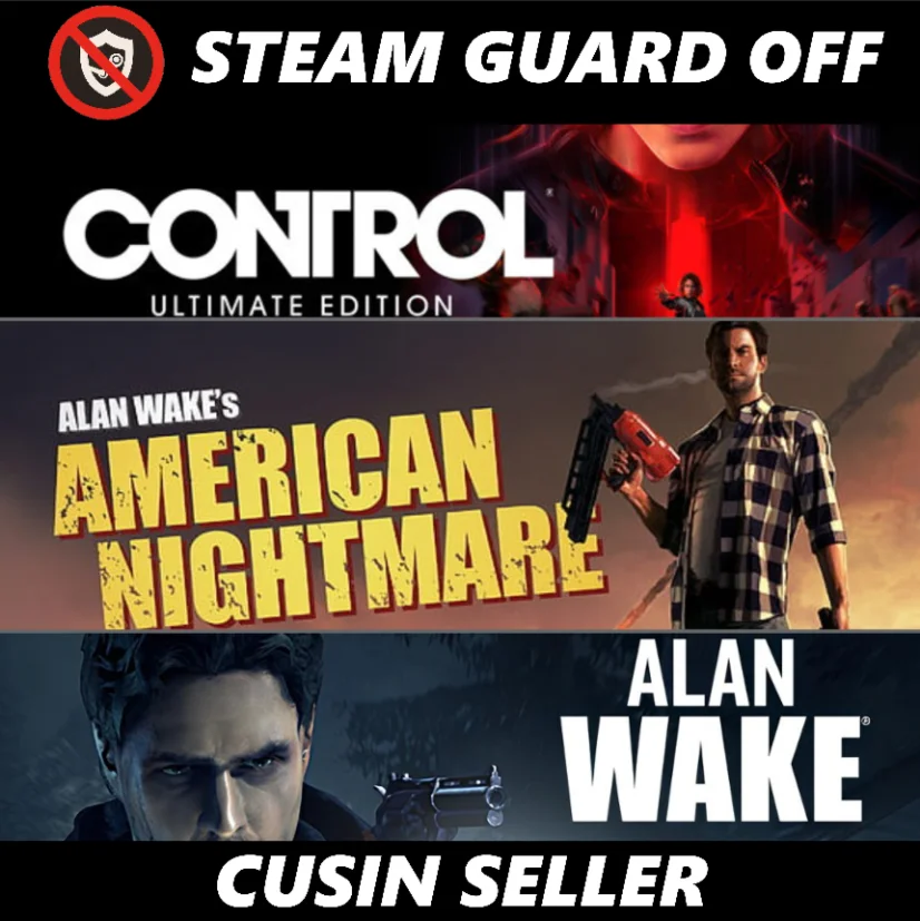  Общий аккаунт Control + Alan Wake | Без Steam Guard