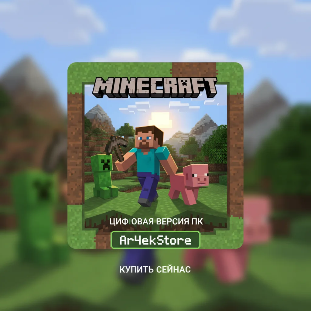 Minecraft Java Edition+Bedrock Edition+Hypixel для ПК