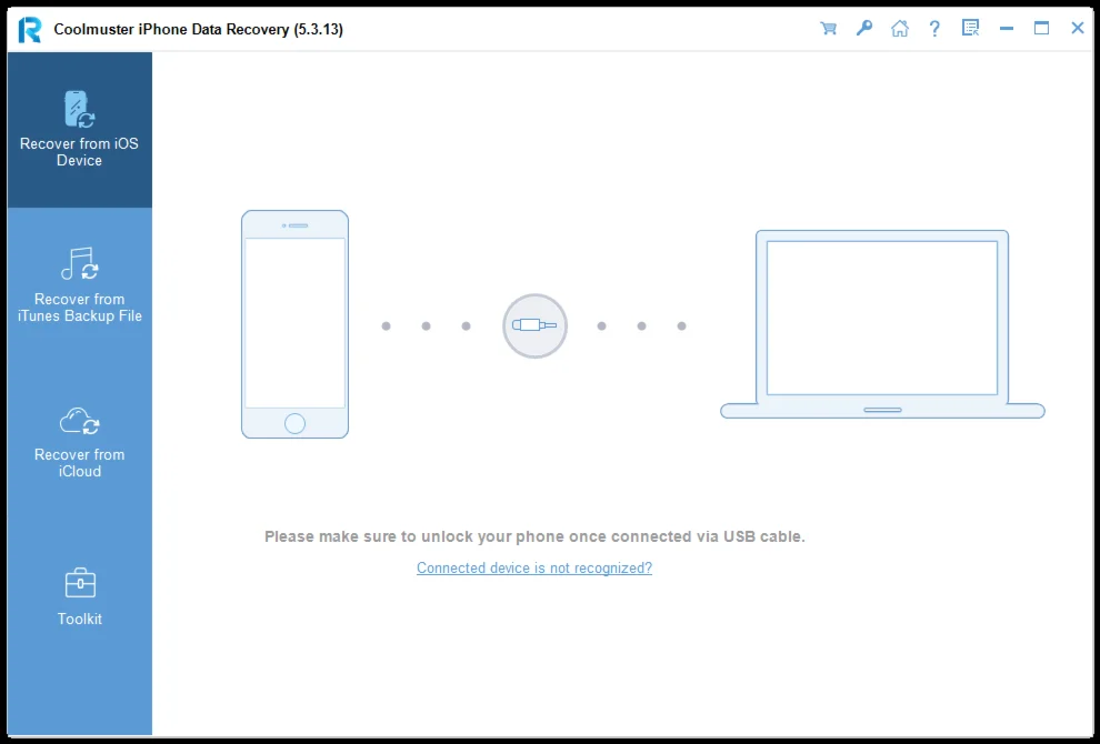 🧊 Coolmuster iPhone Data Recovery 📋 Account 🚀