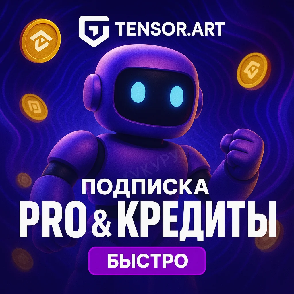 Tensor.Art | ПОДПИСКА PRO & КРЕДИТЫ | Tensor AI