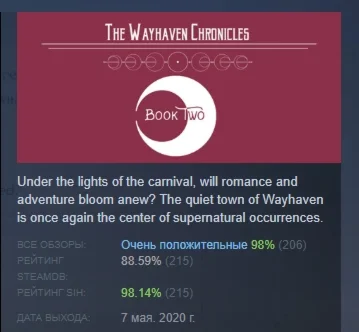 Wayhaven Chronicles: Book Two АВТОДОСТАВКА STEAM РОССИЯ